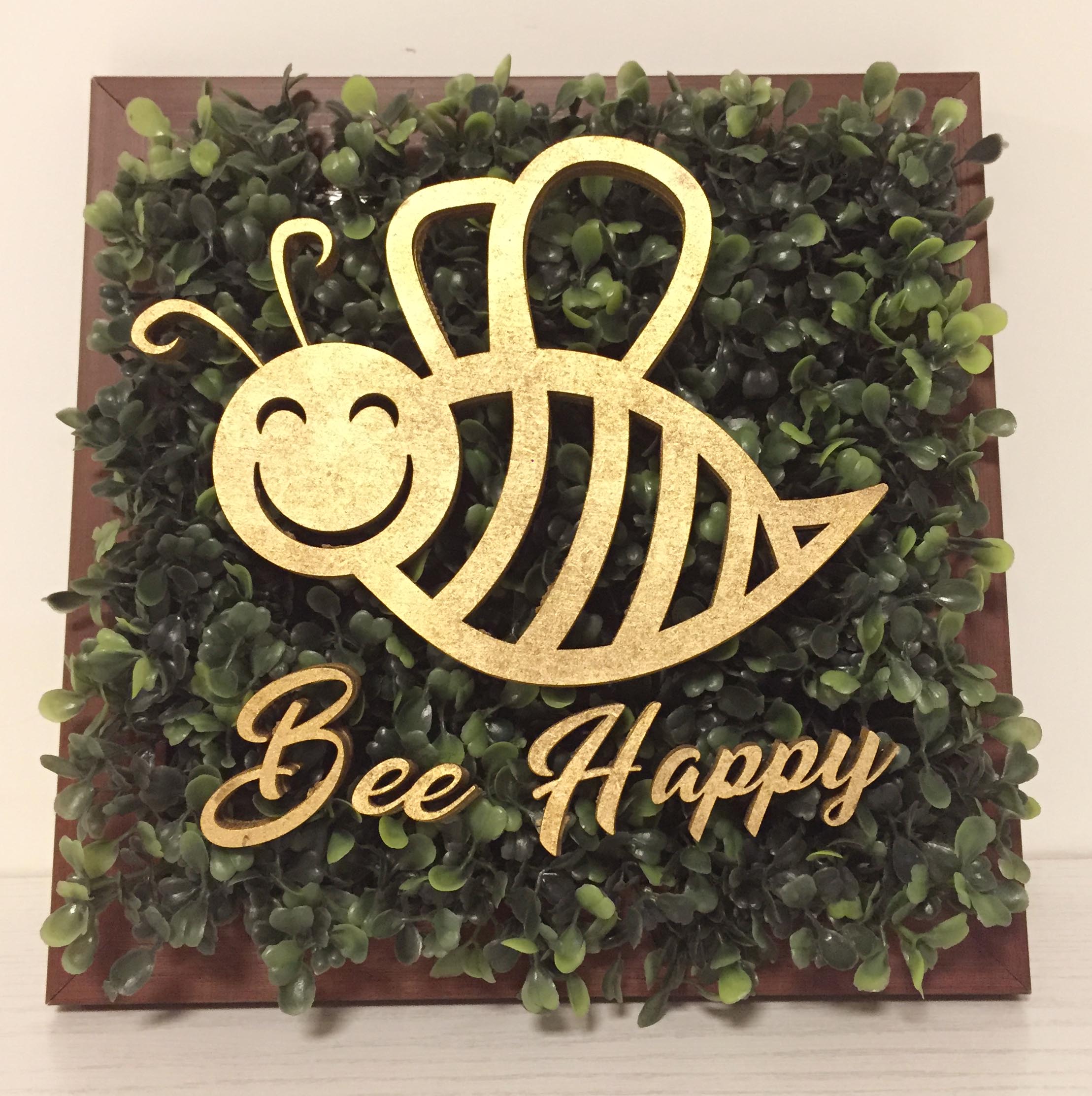 تابلو بوتانی Bee Happy